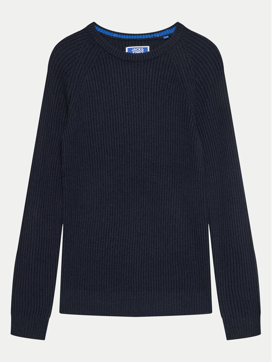 Jack&Jones Junior Jack&Jones Junior Megztinis 12258886 Tamsiai mėlyna Relaxed Fit
