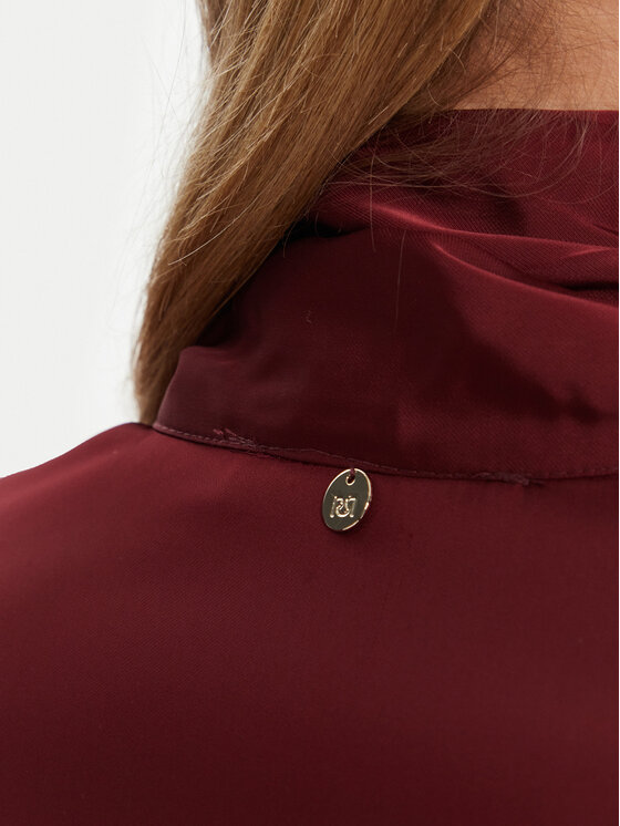 Rinascimento Rinascimento Bluza CFC0126202003 Bordo rdeča Loose Fit