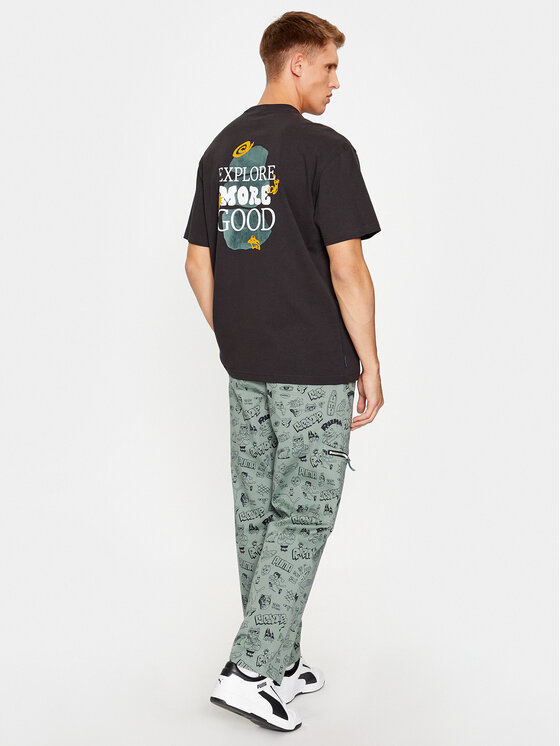 Puma Puma T-krekls Downtown Graphic 621269 Melns Regular Fit