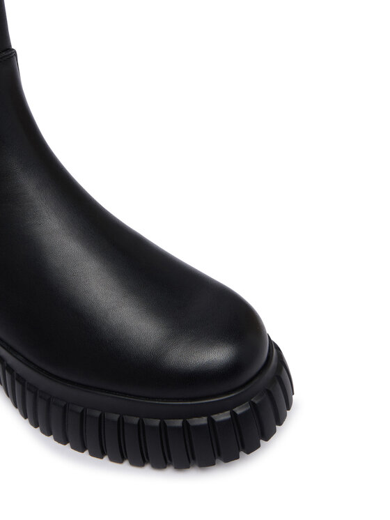 KARL LAGERFELD KARL LAGERFELD Stiefeletten Kreeper Wedge KL44460 Schwarz