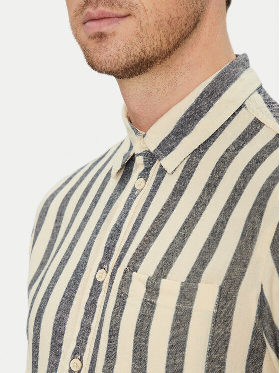 Blend Blend Hemd 20718392 Beige Regular Fit