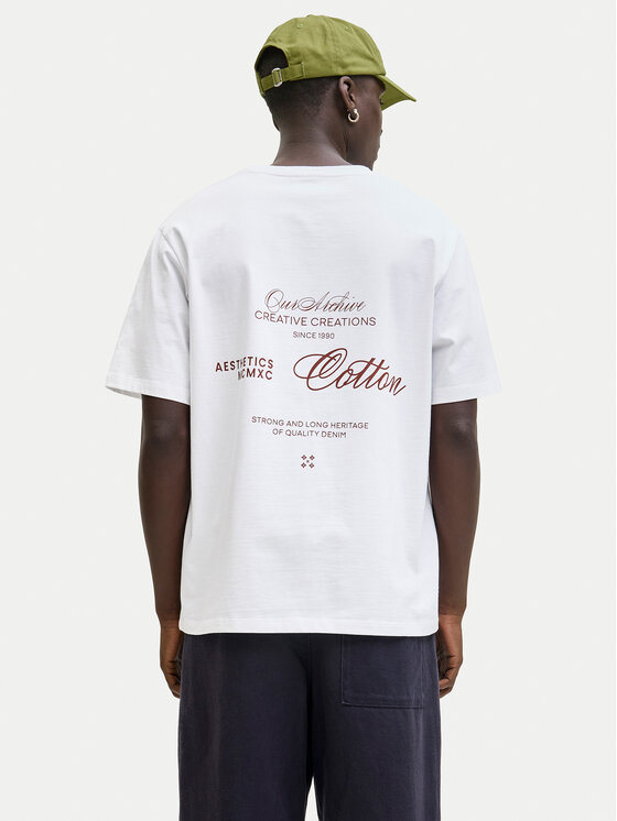 Jack & Jones Jack & Jones T-Shirt Roar 12288099 Weiß Regular Fit