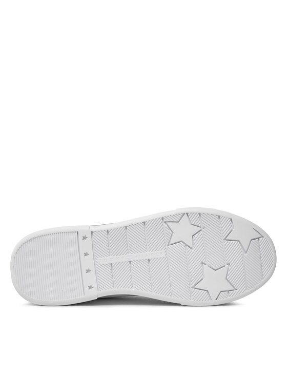 Tommy Hilfiger Tommy Hilfiger Laisvalaikio batai Chique Court Sneaker FW0FW07634 Balta