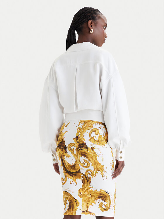 Versace Jeans Couture Versace Jeans Couture Prijelazna jakna 80HAS410 N0432 Bijela Loose Fit