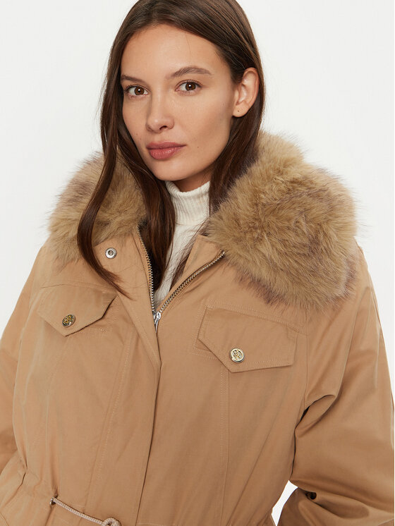 Guess Guess Parka Lucie W4BL45 WGK30 Beež Regular Fit