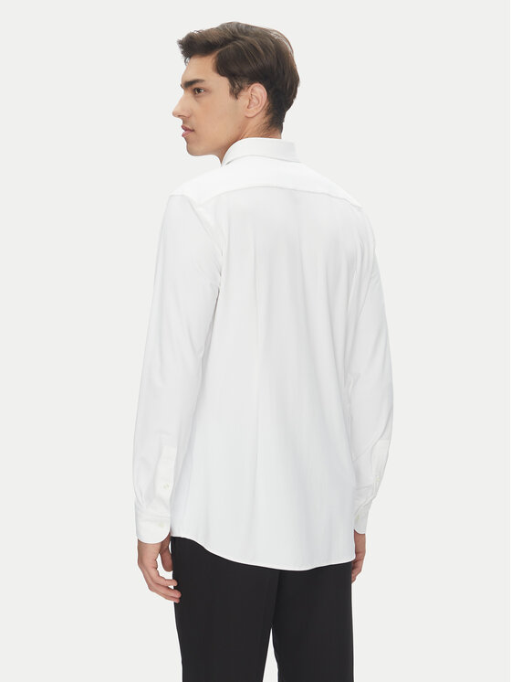 BOSS BOSS Koszula P-Hank 50539398 Biały Slim Fit