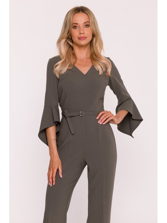 Stylove Stylove Kombinezon S416 Khaki A-Line Fit
