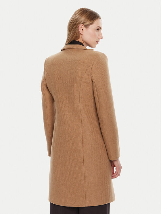 Rinascimento Rinascimento Вовняне пальто CFC0126218003 Бежевий Regular Fit