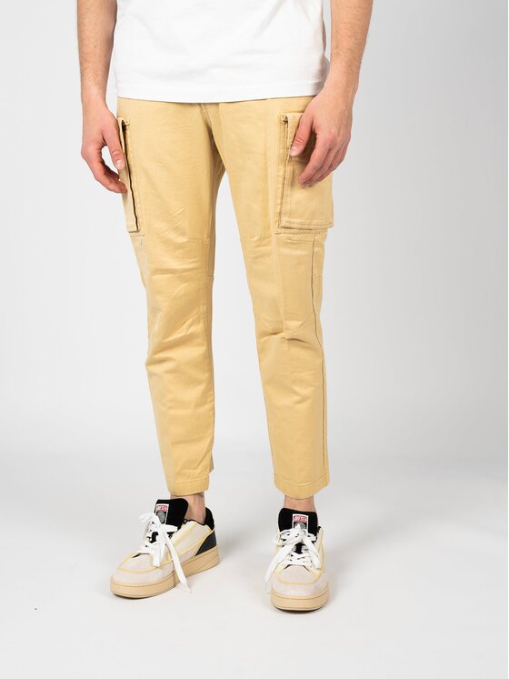 Diesel Diesel Pantaloni di tessuto A10372-REJAB Beige Regular Fit