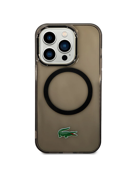 Lacoste Lacoste Etui na telefon iPhone 14 Pro Czarny