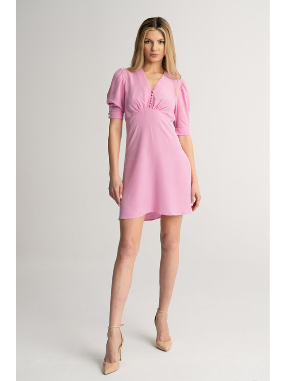 Leimann Leimann Sukienka letnia Angela Różowy Feminine Fit