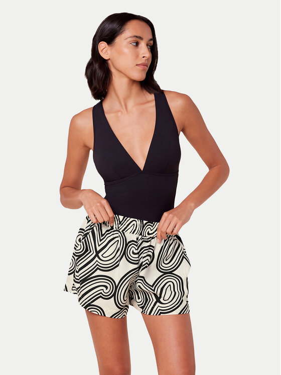 Triumph Triumph Szorty materiałowe Beach MyWear 10218535 Écru Regular Fit