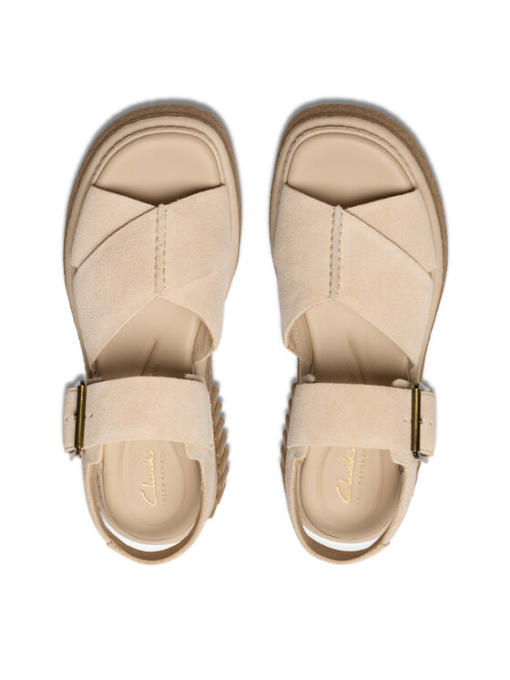 Clarks Clarks Σανδάλια Evamar Wish 26181202 Μπεζ