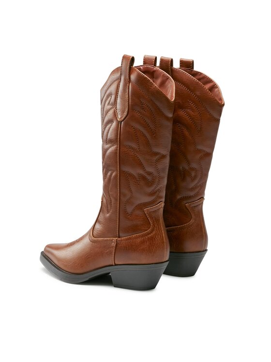 ONLY Shoes ONLY Shoes Kowbojki Onlbronco 15304379 Brązowy