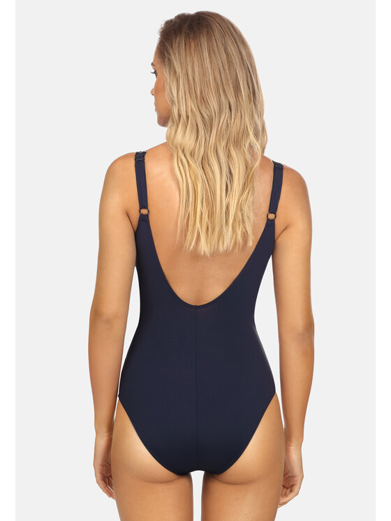 Miss Lou Miss Lou Costume da bagno ML025 Blu scuro