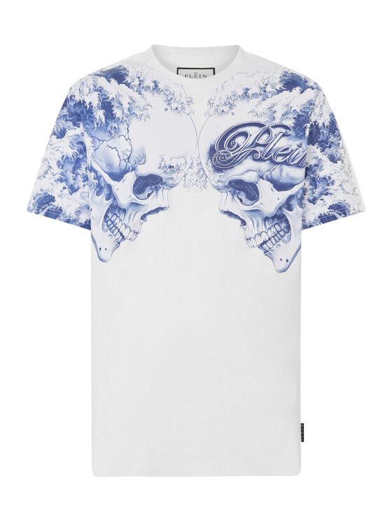PHILIPP PLEIN PHILIPP PLEIN T-Shirt 29026 Biały Regular Fit