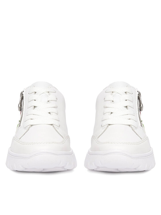 Rieker Rieker Sneakersy N1313-80 Bílá