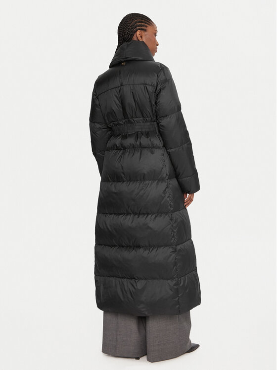 TWINSET TWINSET Vatovaná bunda 252TT2050 Černá Regular Fit