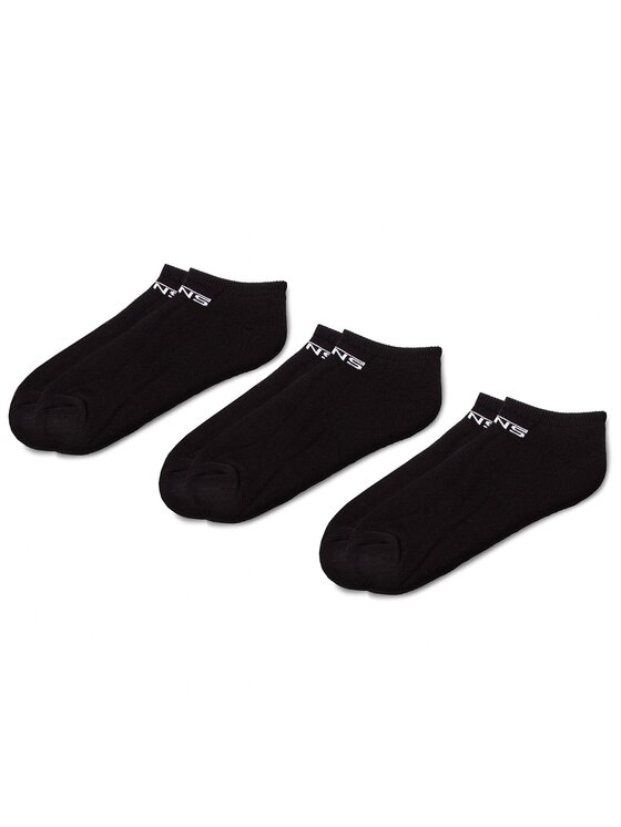 Vans Lot de 3 paires de chaussettes basses homme Classic Kick VN000XSXBLK Noir Modivo
