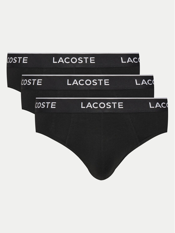 Lacoste Lacoste Set de chiloți slip﻿ 8H1293 Negru