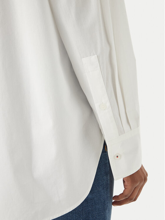 Tommy Hilfiger Tommy Hilfiger Camicia WW0WW45612 Bianco Regular Fit
