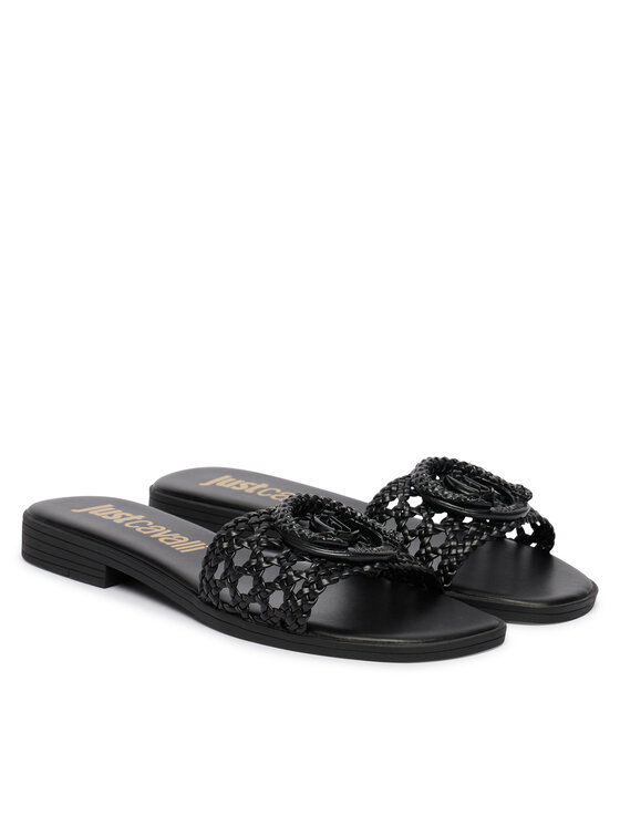 Just Cavalli Just Cavalli Klapki 80RA3S83 ZSE38 Czarny