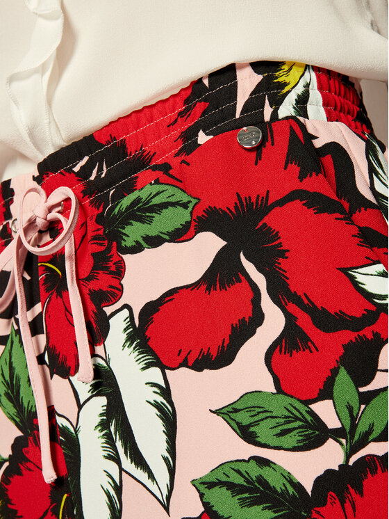 Pantaloni di tessuto F19201 T5160 Multicolore
