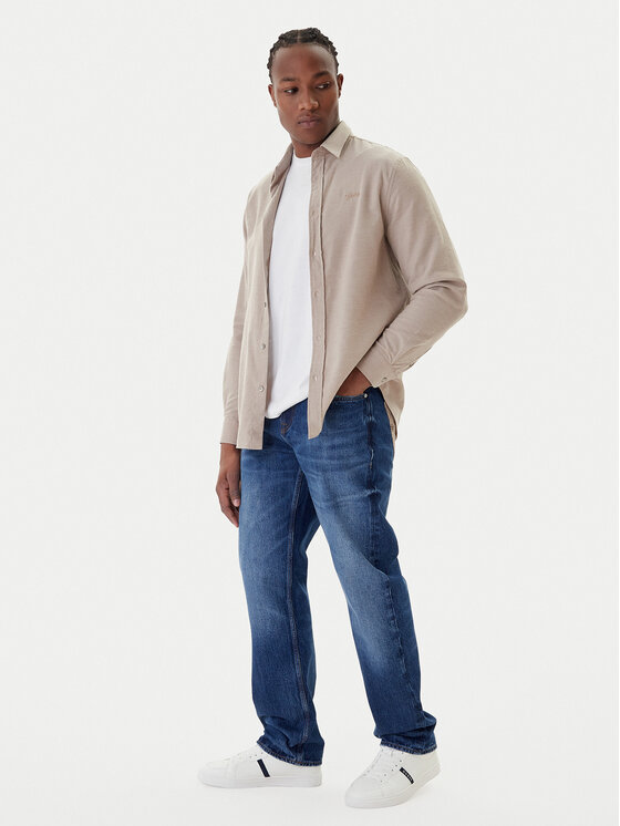 Guess Guess Džínsy M5YAN2 D5KT3 Tmavomodrá Regular Fit