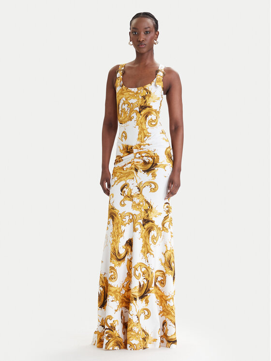 Versace Jeans Couture Versace Jeans Couture Повсякденна сукня 80HAO970 JS550 Білий Slim Fit