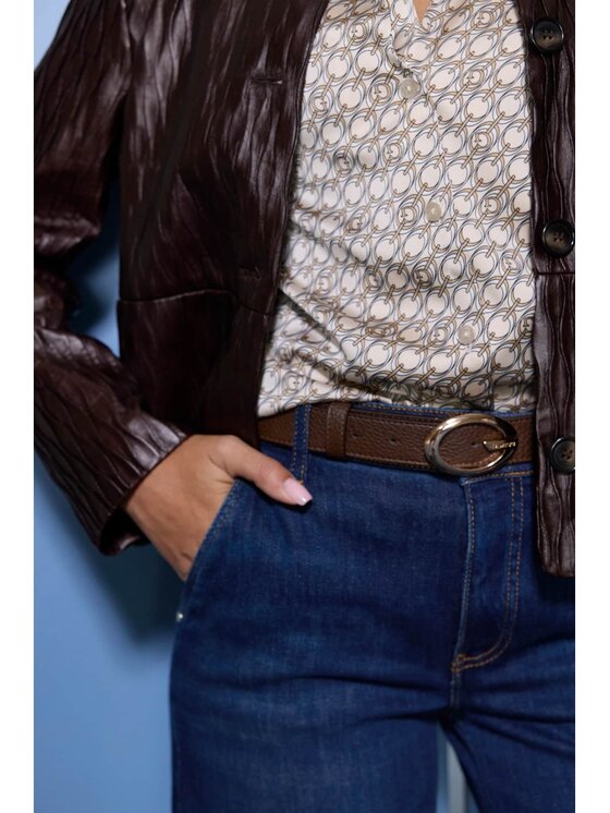 Guess Guess Bunda pro přechodné období 183776 Hnědá Classic Fit