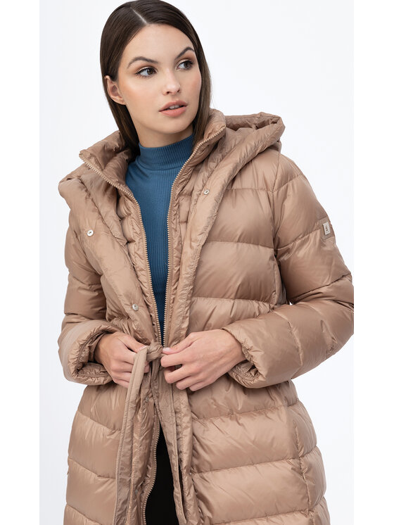 Tiffi Tiffi Kurtka damska LANCY Beżowy Regular Fit