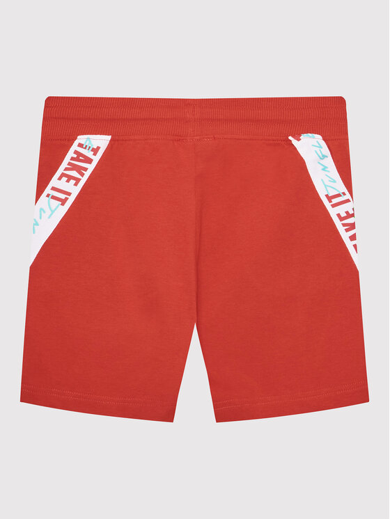 United Colors Of Benetton United Colors Of Benetton Szorty sportowe 3BL0C900F Czerwony Regular Fit