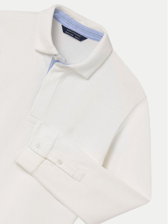 Mayoral Mayoral Polo marškinėliai 7104 Écru Regular Fit