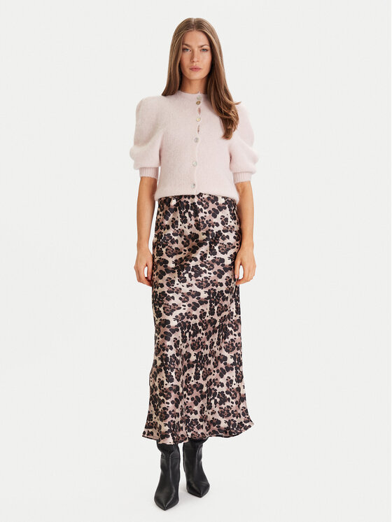 Morgan Morgan Φούστα maxi 252-JLEOL.F Καφέ Slim Fit
