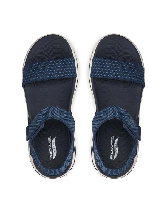 Skechers Skechers Sandale Go Walk Arch Fit Sandal-Polished 140264/NVY Tamnoplava
