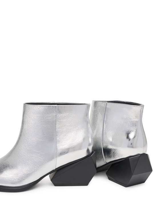 United Nude United Nude Botki Ricky Yoyo Mid 1104114116 Srebrny
