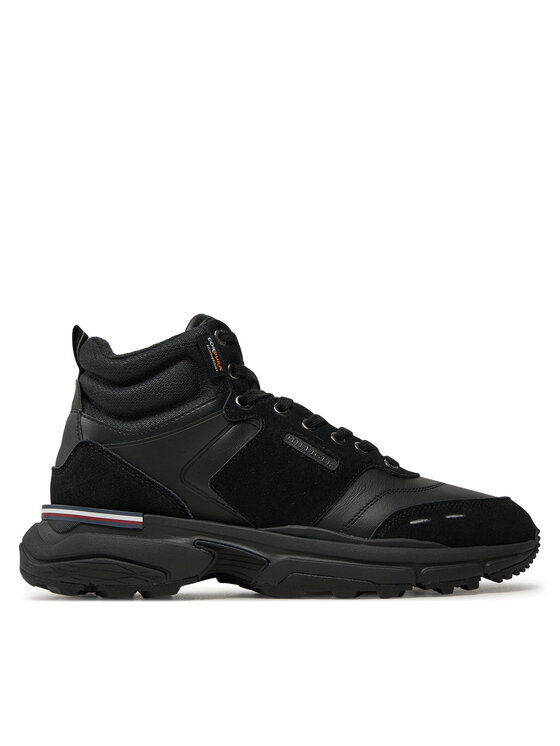 Tommy Hilfiger Sneakers M Runner Cordura Hi Lth Mix FM0FM05222 Nero 