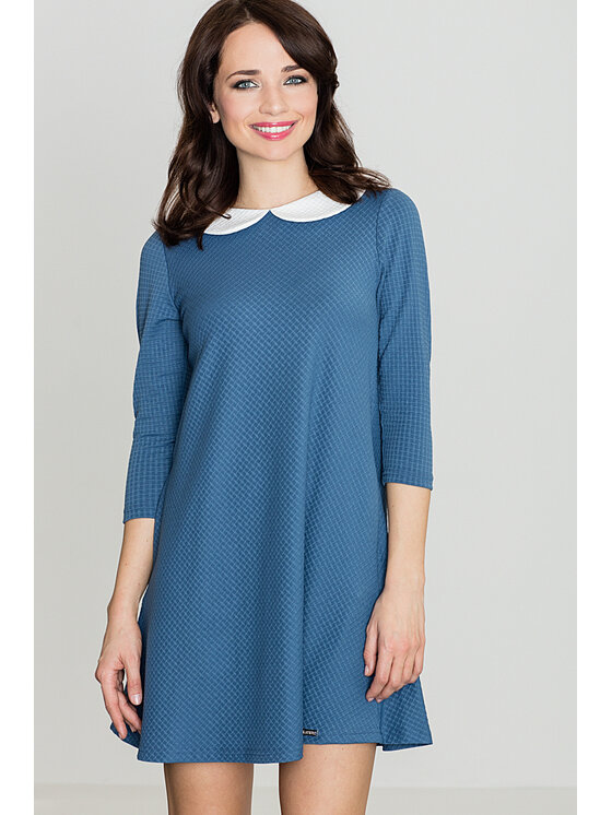 Lenitif Lenitif Vestito k218 Blu Regular Fit
