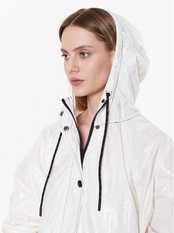 Desigual Desigual Ponczo 23SAIY02 Biały Oversize