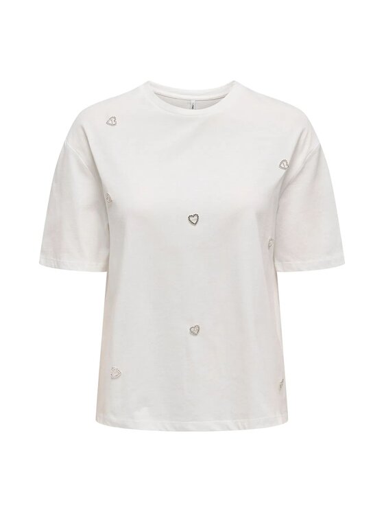 ONLY ONLY T-shirt Maglia onlvita ss tee box jrs Bianco Regular Fit