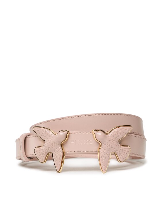 PINKO Pinko Dámsky opasok Love Berry Evolution H2 Belt PE 23 PLT01 100297 A0F3 Ružová