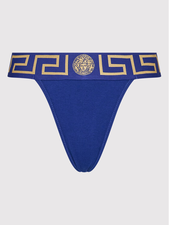Versace Versace Perizoma AUD01042 Blu scuro
