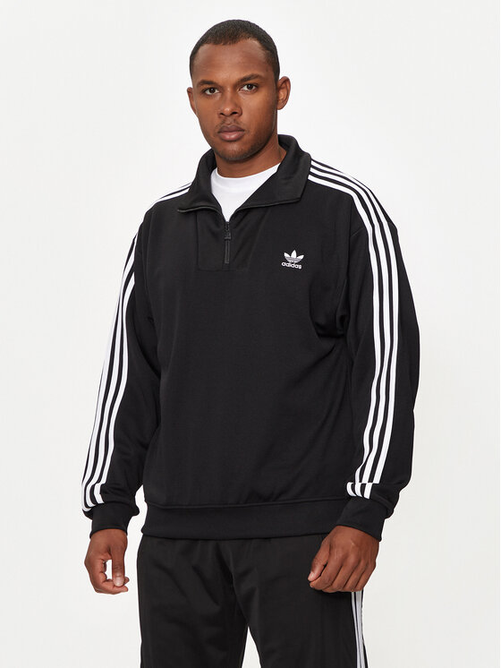 adidas Felpa adicolor Funnel IZ4803 Nero Regular Fit Modivo