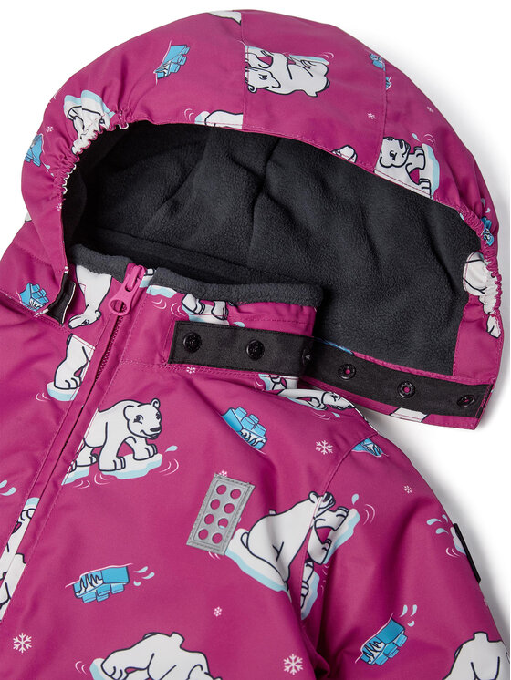 LEGO LEGO Overall de iarnă Lwjeri 704 11010976 Roz Regular Fit