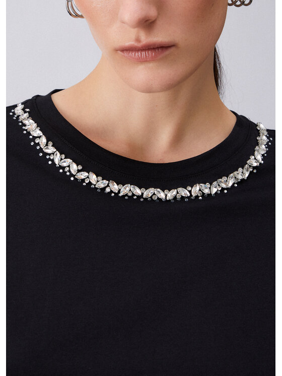 Liu Jo Liu Jo T-shirt WA6128JS904P9320 Nero Regular Fit