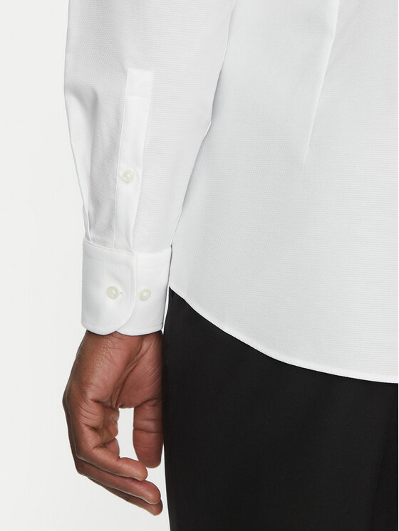 BOSS BOSS Koszula H-HANK-spread-C1-222 50539227 Biały Slim Fit