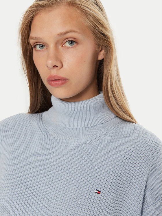 Tommy Hilfiger Tommy Hilfiger Гольф WW0WW43094 Голубий Regular Fit