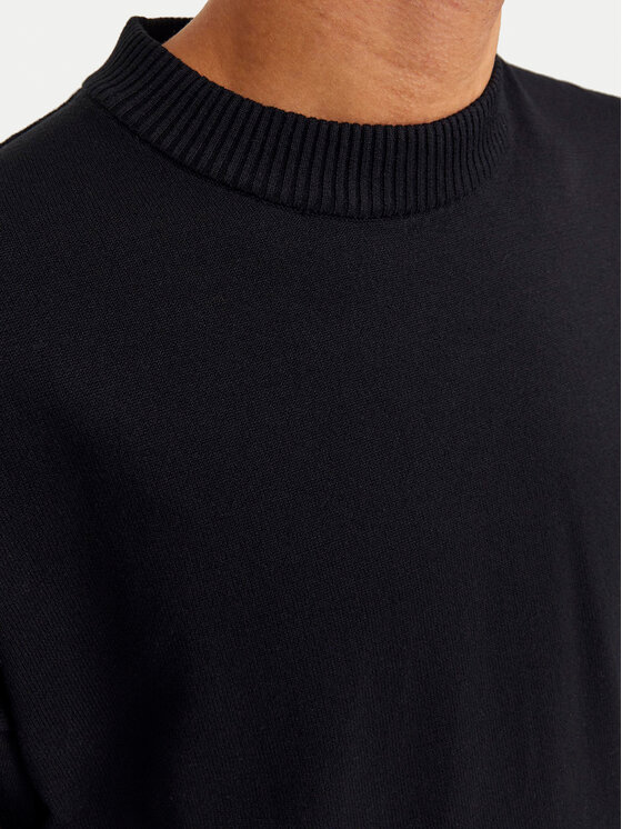 Jack & Jones Jack & Jones Sweter Collective 12251556 Czarny Relaxed Fit