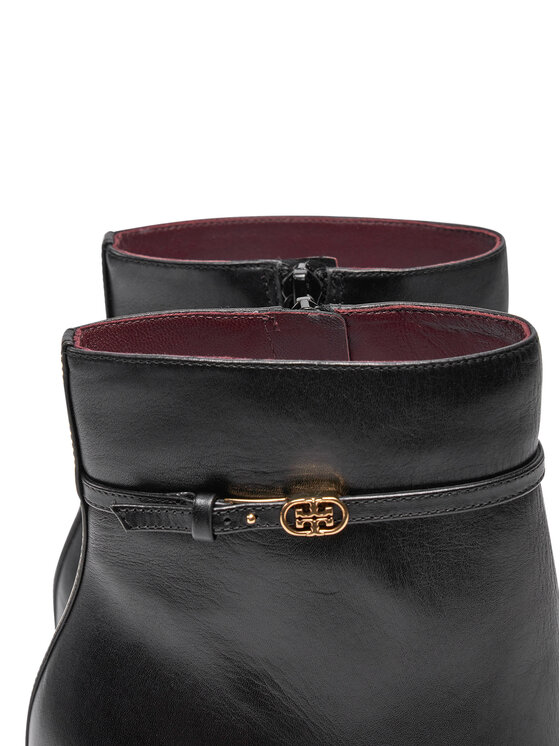 Tory Burch Tory Burch Botine Double T Buckle 158092-006 Negru
