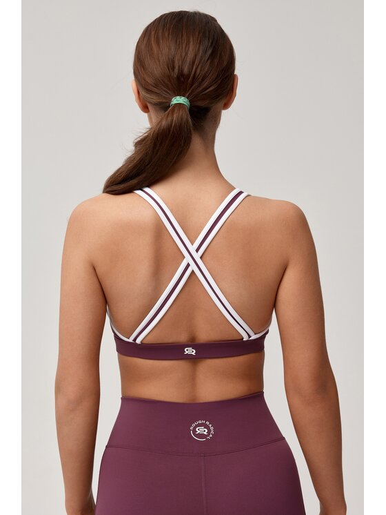 ROUGH RADICAL ROUGH RADICAL Biustonosz sportowy MOCHA ACTIVE SPORTS BRA Fioletowy